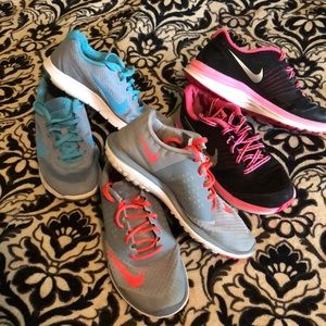 Nike women’s shoe lot size 6 youth 4 3 pairs
